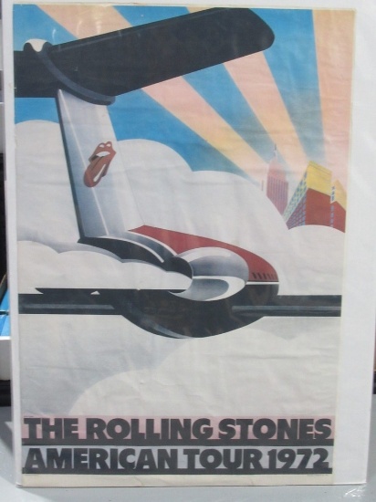 Rolling Stones 1972 Original Concert Poster