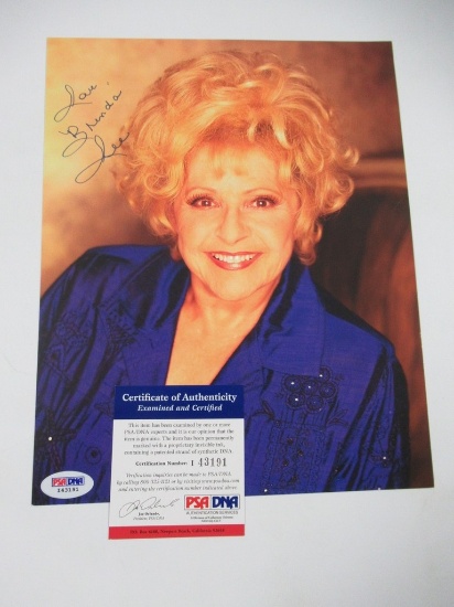 Brenda Lee Autographed Photo/PSA Certified