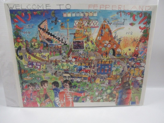 Rare Beatlefest Promo Poster - Pepperland