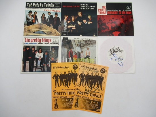 The Pretty Things Autograph/EP/45RPM Lot