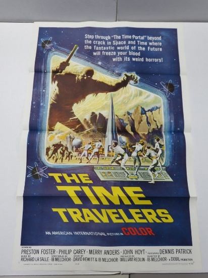 The Time Travelers 1964 Cult B-Movie One Sheet Poster