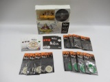 Beatles Die-Cast Collectibles/Sticker Lot