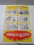 Bucket of Blood 1959 Cult B-Movie One Sheet Poster