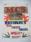 1969 Grande Ballroom MC5 Concert Poster
