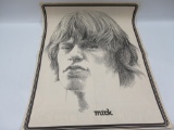 Mick Jagger Eye Magazine Poster 1968