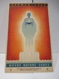 1936 German Spas Travel Poster/Jupp Wiertz