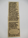 1969 First Generation Blues Poster/Handbill