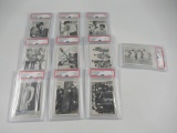 Beatles 1964 B&W Cards #31-40 PSA Graded!