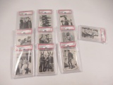 Beatles 1964 B&W Cards #41-50 PSA Graded!
