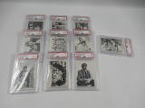 Beatles 1964 B&W Cards #51-60 PSA Graded!