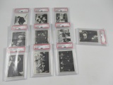 Beatles 1964 B&W Cards #71-80 PSA Graded!