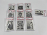 Beatles 1964 B&W Cards #91-100 PSA Graded!
