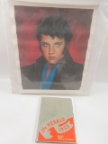 Elvis Presley Vintage Poster/Yearbook Lot