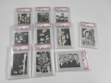 Beatles 1964 B&W Cards #101-110 PSA Graded!
