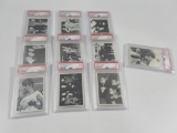 Beatles 1964 B&W Cards #141-150 PSA Graded!