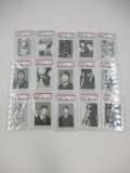 Beatles 1964 B&W Cards #151-165 PSA Graded!