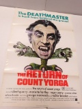 The Return of Count Yorga 1971 Cult B-Movie One Sheet Poster
