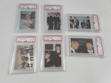 Beatles Diary 1964 Cards #1-6 PSA Graded!