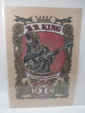 B.B. King 80th Birthday Artist Signed Tour Poster