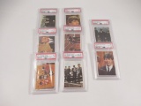 Beatles 1964 Color Cards #41-48 PSA Graded!