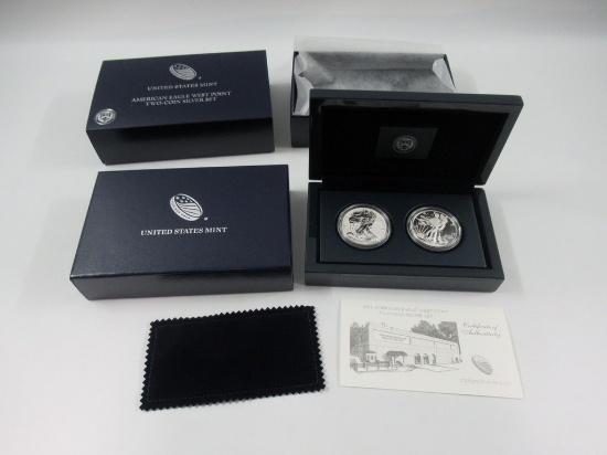 2013 West Point Ltd Ed Silver Eagle Set