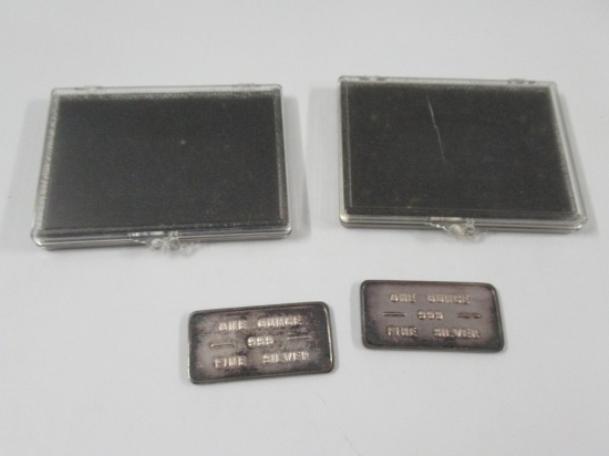 Lot of 2 Silver Bars