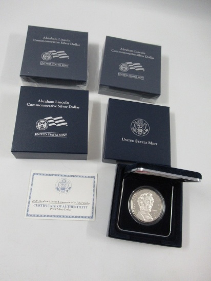 2009 Lincoln Proof Silver Dollar Lot of 3