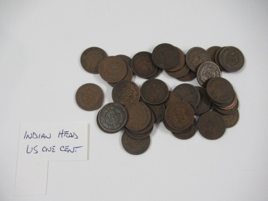 Small Box of US Indian Head Cents