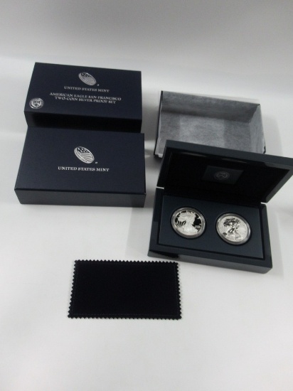 2012 SF Two-Coin Silver Proof Set