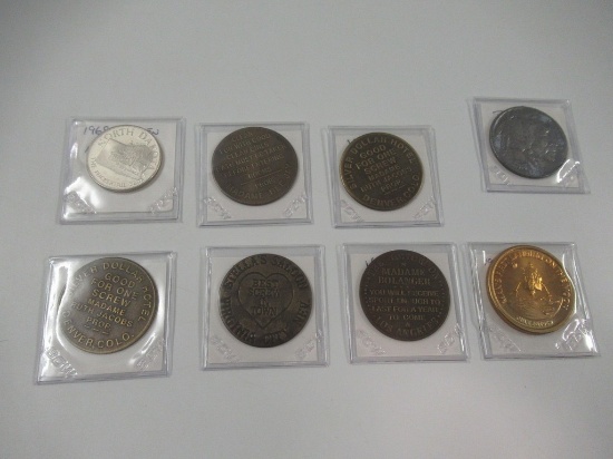 Group of 8 Novelty Tokens