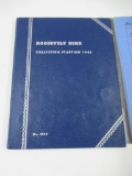 Partial US Roosevelt Dime Book