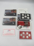 2009/17 US Mint Silver Proof Quarters Set Lot of 4