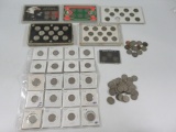 Group of US Nickels in Holders and Loose