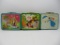 Disney Vintage Lunchbox Lot of (3) Mary Poppins/Jungle Book