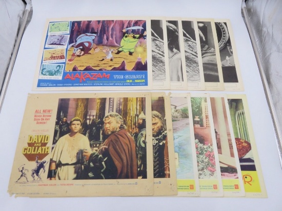 Vintage 1960s Film Lobby Cards Lot of (12)