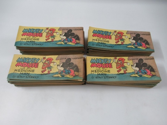 Disney 1951 Mickey Mouse Wheaties Flip Book Comic Lot of (100)