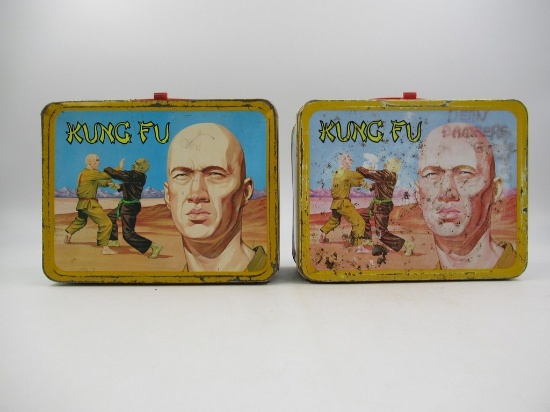 Kung-Fu (David Carradine, 1974) Vintage Lunchbox Lot of (2)