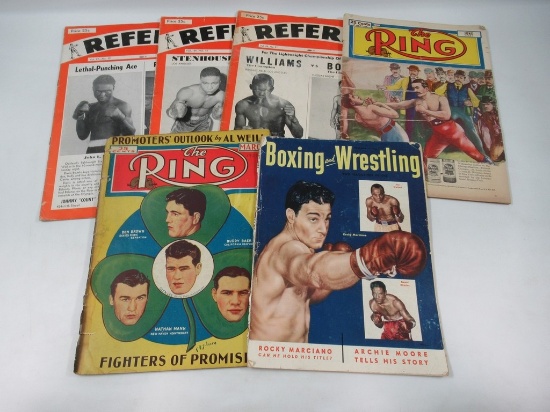 1930s-50s Boxing Magazine Lot