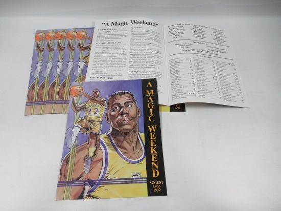Magic Johnson 1992 Promotional Brochure (x10)
