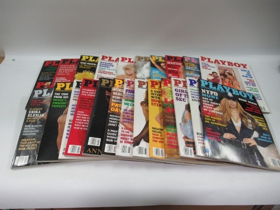 Playboy Magazine Group of (23) 1993-1994