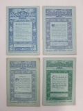 The Aquarian Age 1930's Magazine Lot of (4)