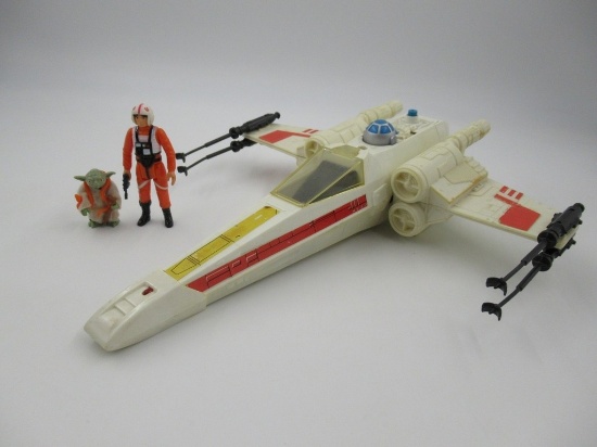 Star Wars Vintage X-Wing + Luke + Yoda Figures/Vehicle