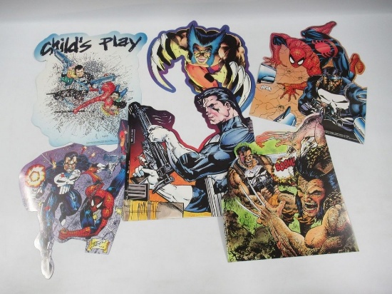 Marvel Comics 1990 Comic Images Giant Sticker Lot