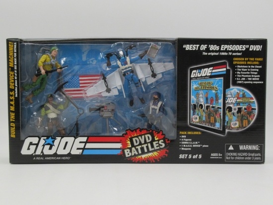 G.I. Joe DVD Battles "Best of the '80s Episodes" Figure Set 5 of 5 2008