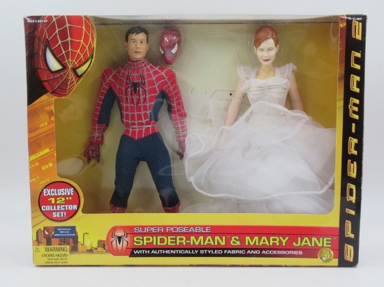 Spider-Man and Mary Jane 12" Poseable Exclusive Collector Figures