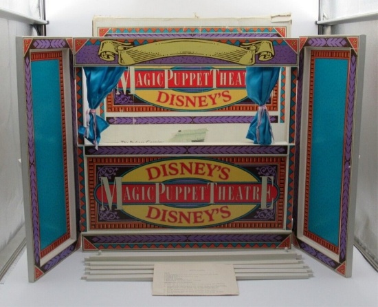 Vintage Disney's Magic Puppet Theatre Set Complete (without Puppet) in Box