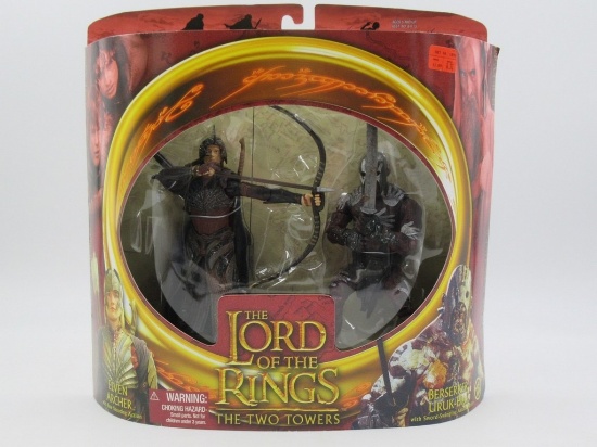 Lord of the Rings The Two Towers Elven Archer & Berserker Uruk-Hai Set