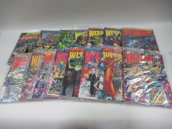 Early Wizard Magazine Sealed Lot + More