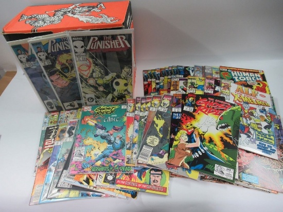 Marvel Comics Bronze to 1990s Comic Lot w/Box
