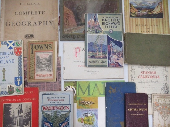 Vintage Maps, Prints, & Illustration Lot